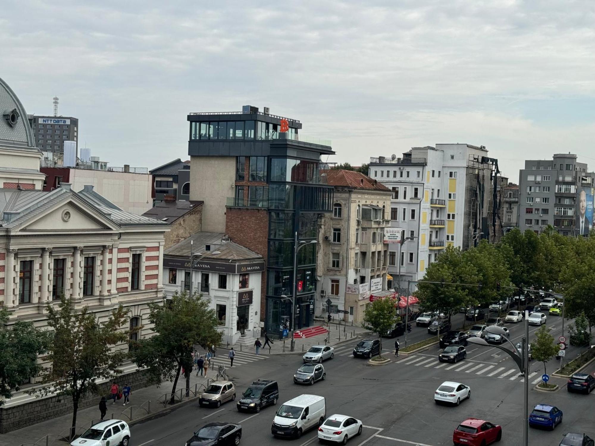 Airy & Beautiful Downtown Apartment Bukareszt Zewnętrze zdjęcie